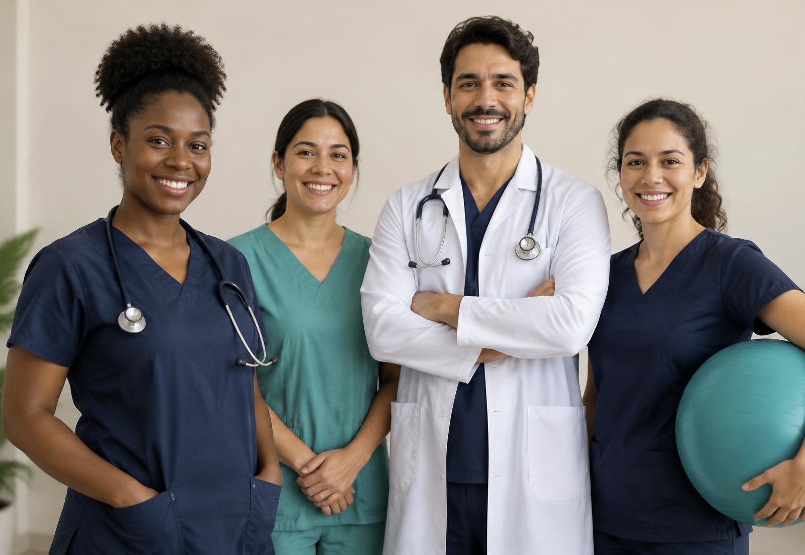 Equipe de profissionais da saúde